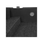 UDG Ultimate Flight Case Set Pioneer CDJ-3000 / A9, (Laptop Shelf + Wheels), Black - Image 